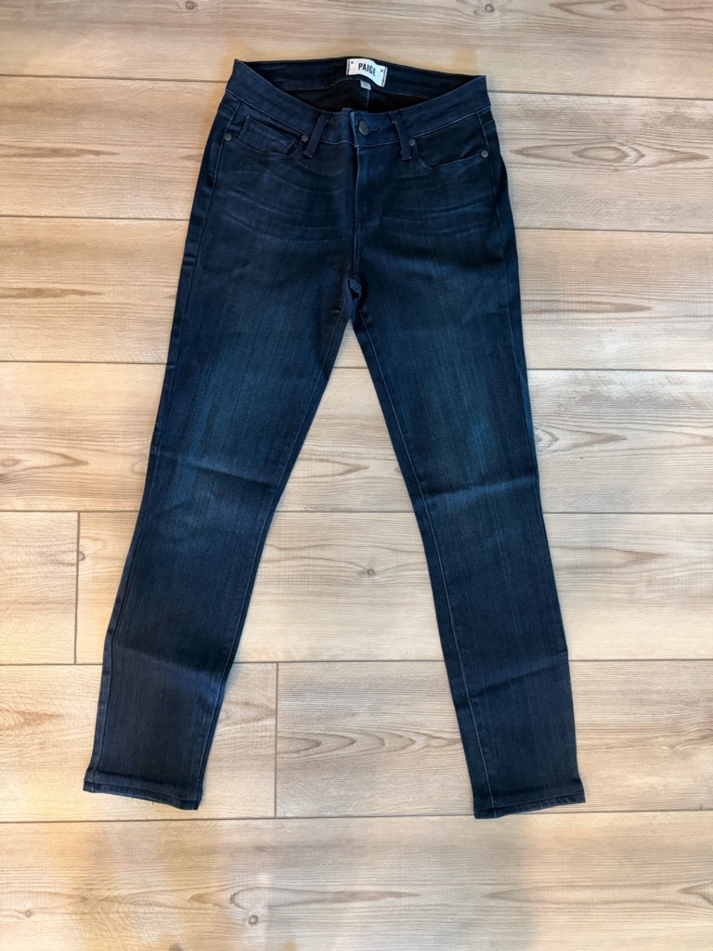 PAIGE Dark Blue Women's Skinny Jeans